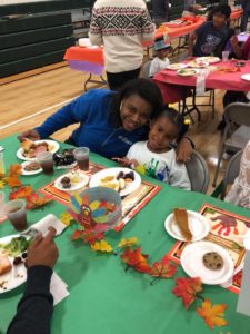 thanksgiving feast at our daycare childcare preschool