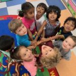 Johns Creek Preschool Students Playing in the Classroom