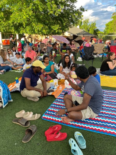 Families at Scene on the Green 2022 End of Year Celebration