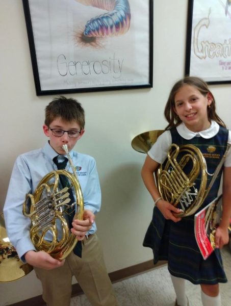 French horn players students
